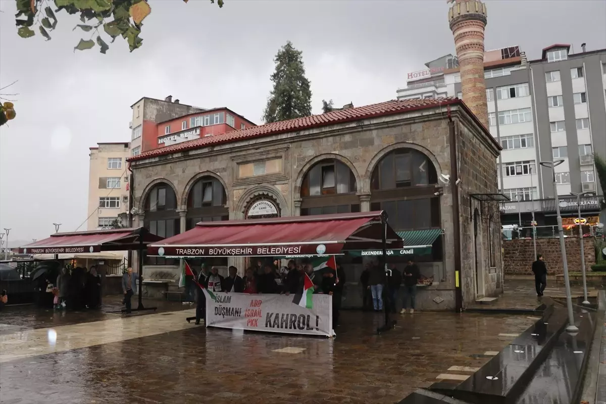 Trabzon’da Filistin’e Destek Açıklaması